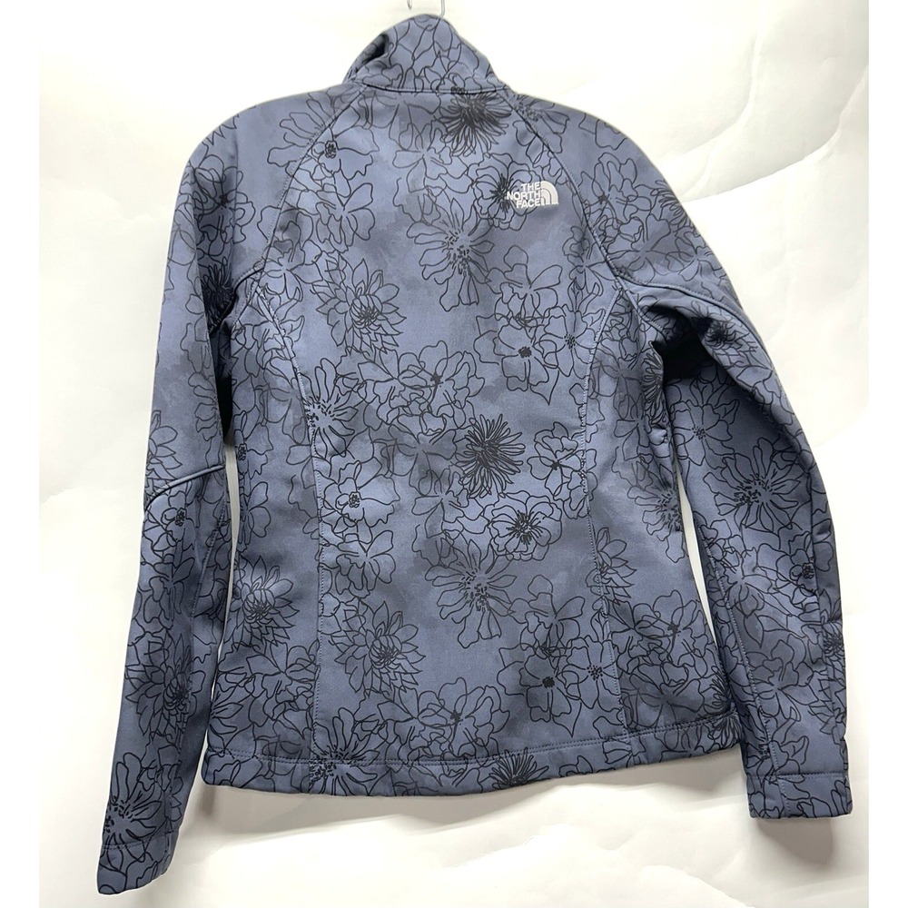 The North Face Women's Small Apex Bionic II Floral Purple Grey Full Zip Jacket